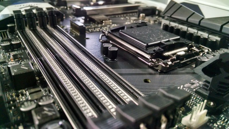 picture of a motherboard