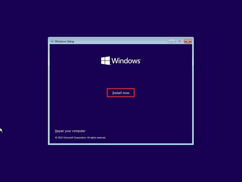 install now button