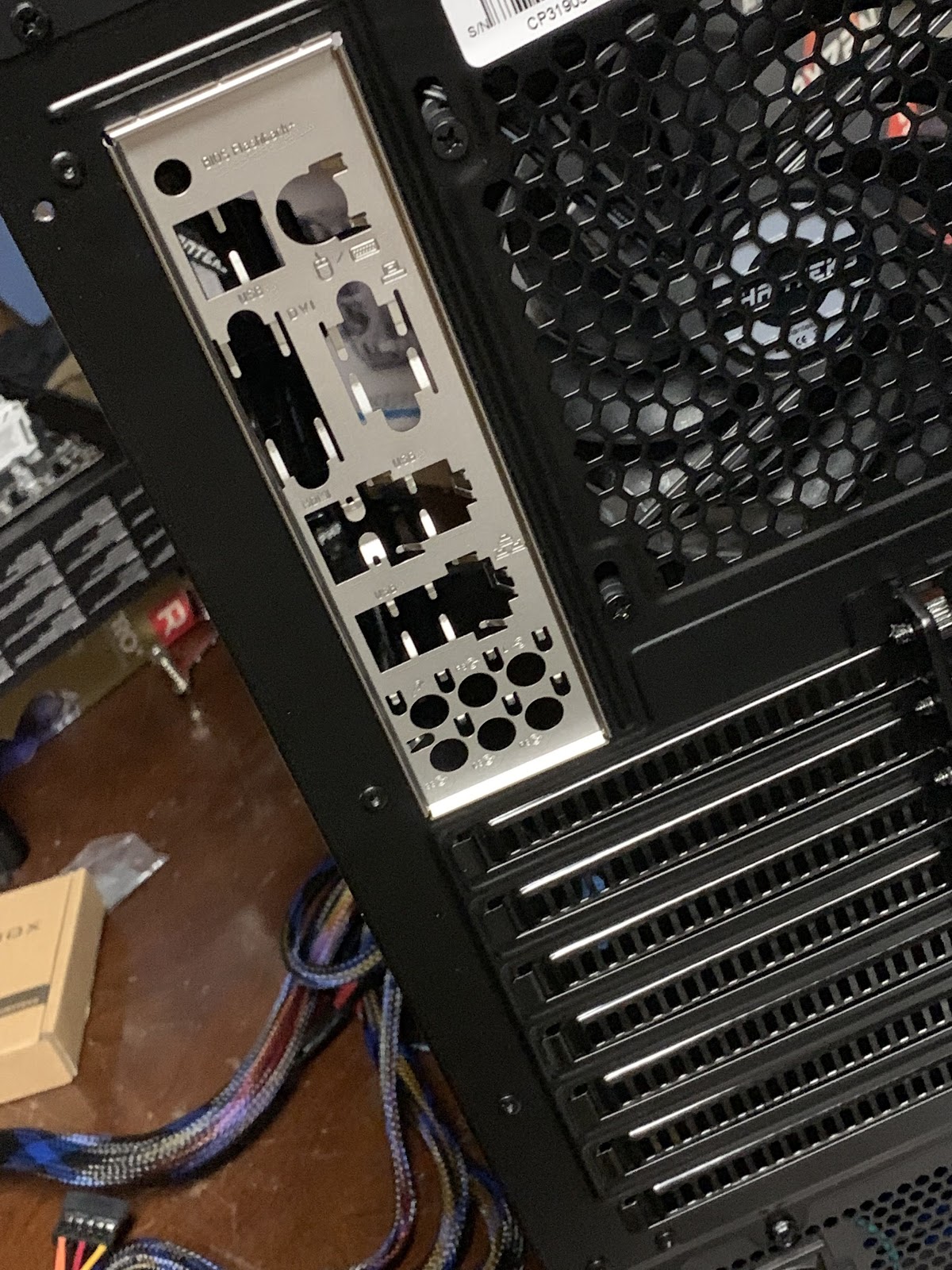 installing the motherboard io shield