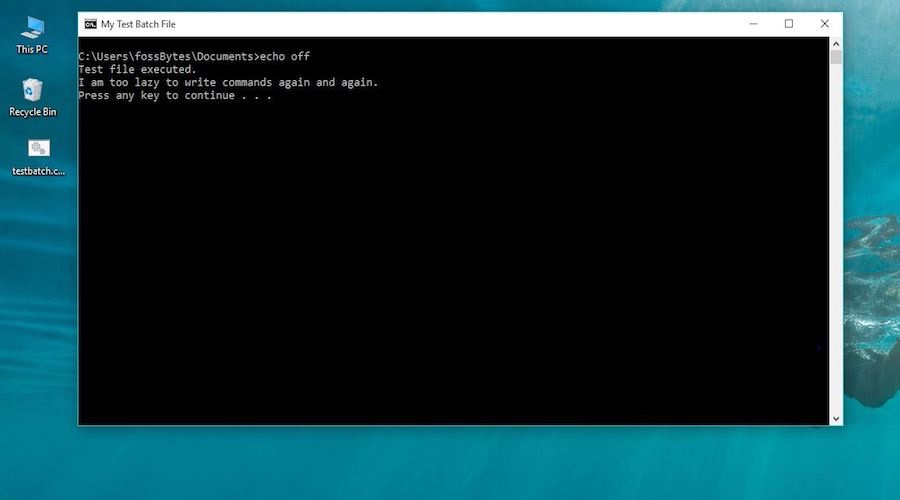 Batch File