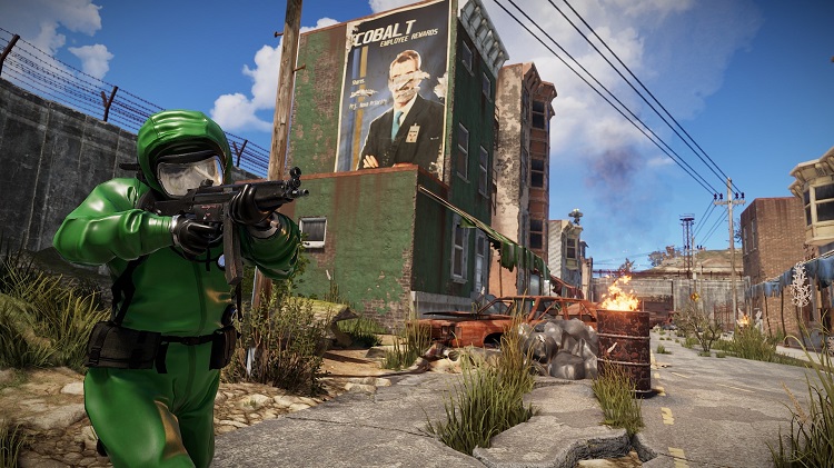 hazmut suit guy fighting in rust