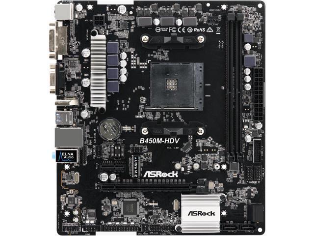 ASRock B450M-HDV motherboard