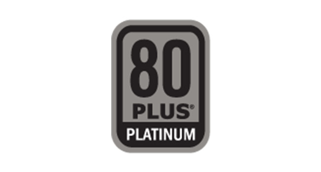 80+ platinum power supply rating