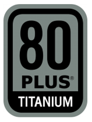 80+ titanium power supply rating