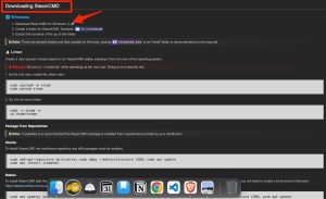 downloading SteamCMD
